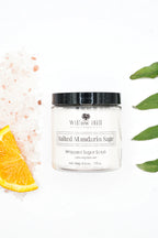 SALTED MANDARIN SAGE WHIPPED SUGAR SCRUB 10OZ