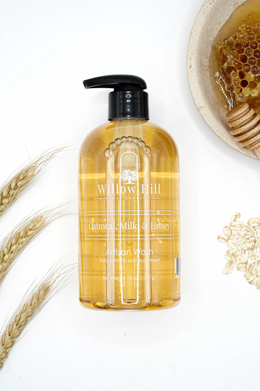 OATMEAL MILK AND HONEY ARTISAN BODY WASH