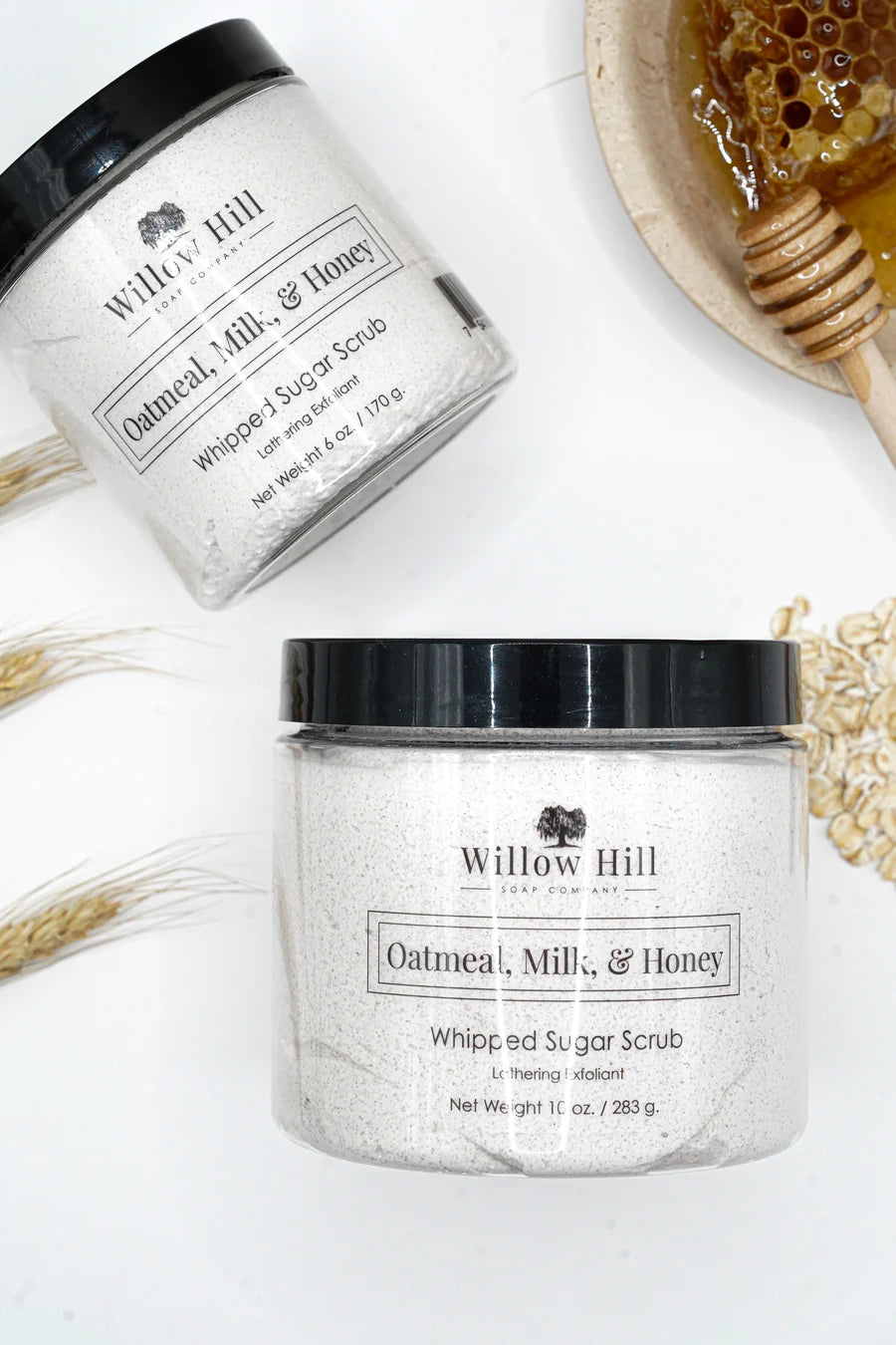 OATMEAL MILK AND HONEY  WHIPPED SUGAR SCRUB 10OZ