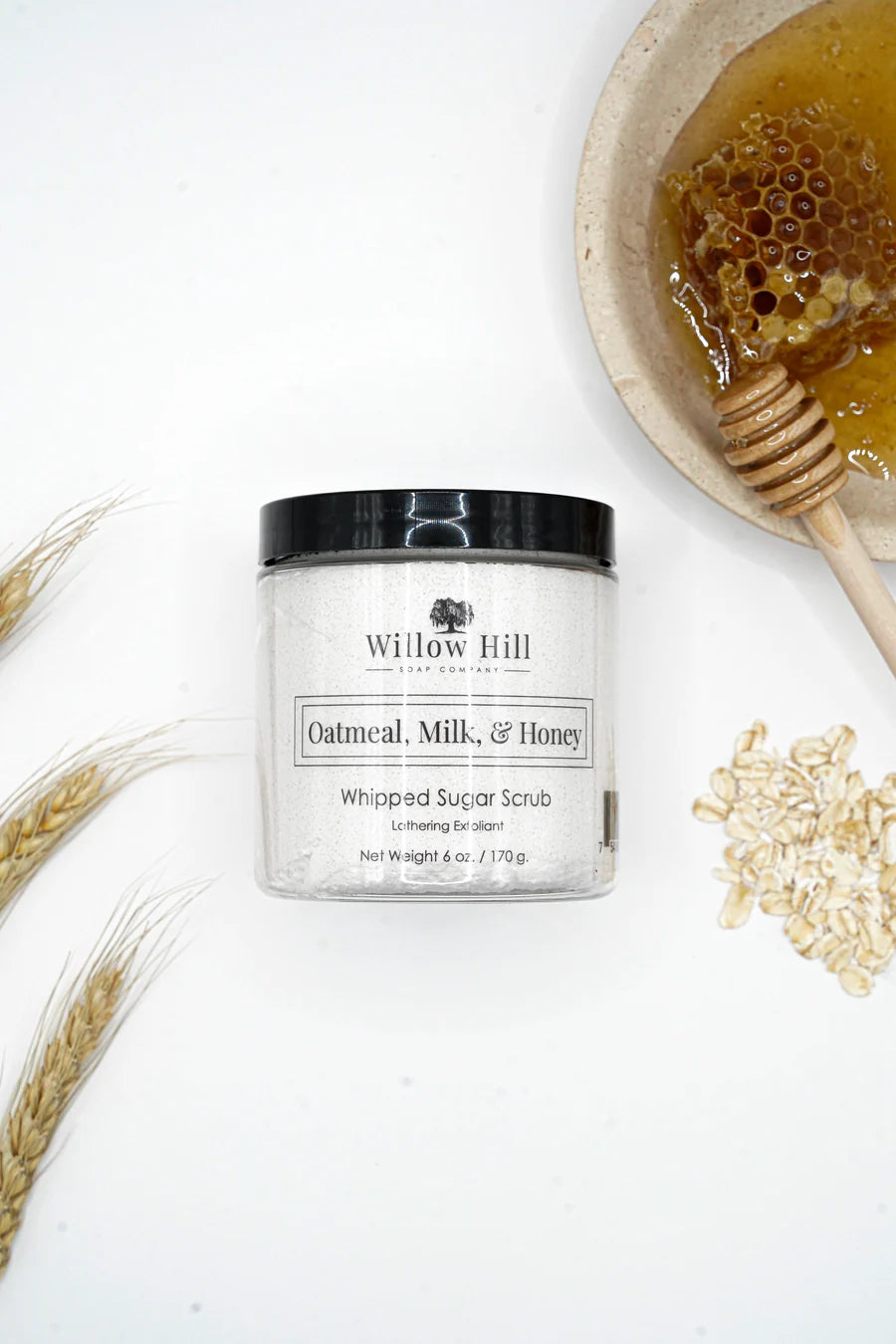 OATMEAL MILK AND HONEY  WHIPPED SUGAR SCRUB 10OZ