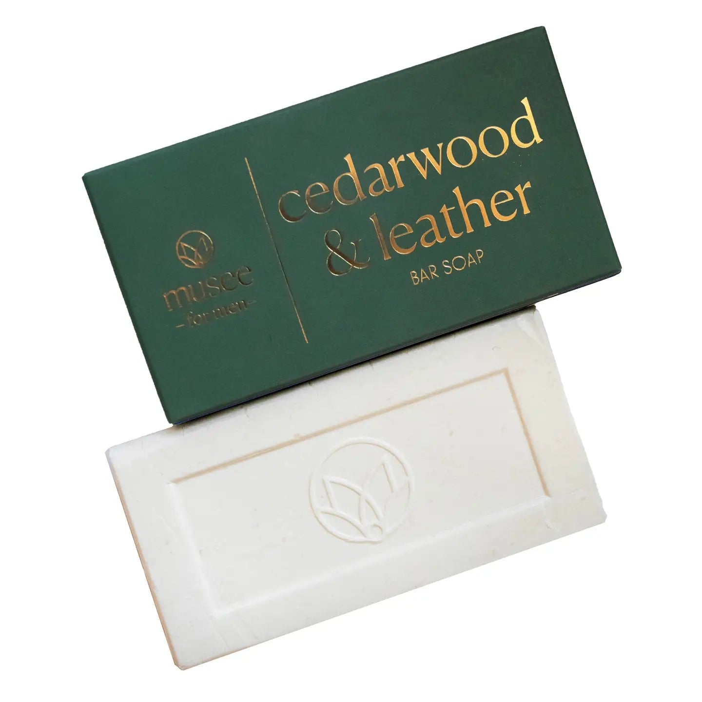 CEDARWOOD & LEATHER  BAR SOAP
