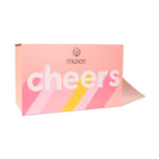 CHEERS WINE GLASS & BATH SALTS SET