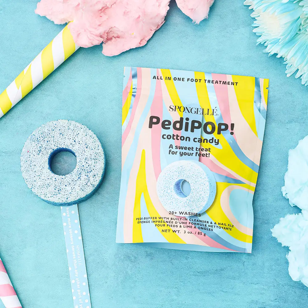 COTTON CANDY PEDIPOP PEDI BUFFER & NAIL FILE