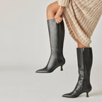 AUGGIE BLACK LEATHER BOOT