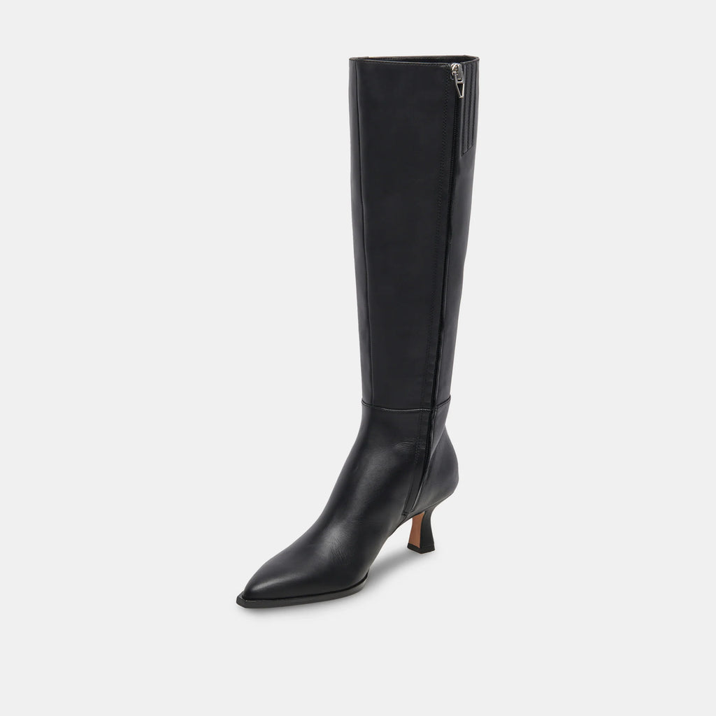 AUGGIE BLACK LEATHER BOOT