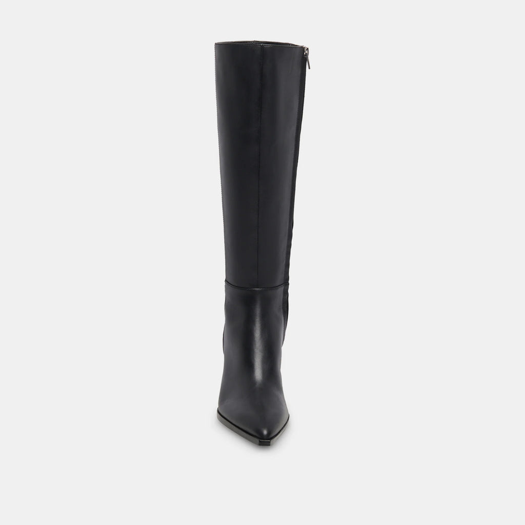 AUGGIE BLACK LEATHER BOOT