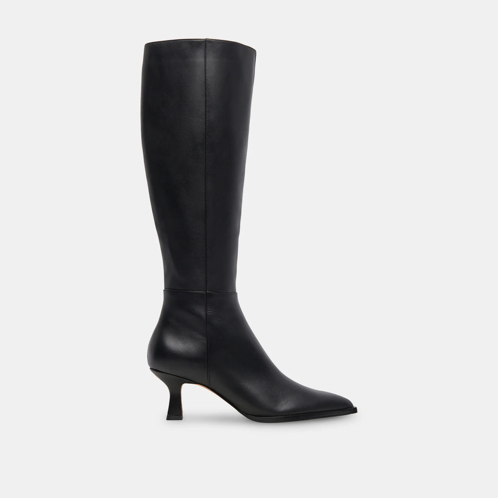 AUGGIE BLACK LEATHER BOOT
