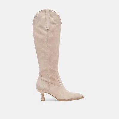 ARIANA TAUPE SUEDE LEATHER BOOT