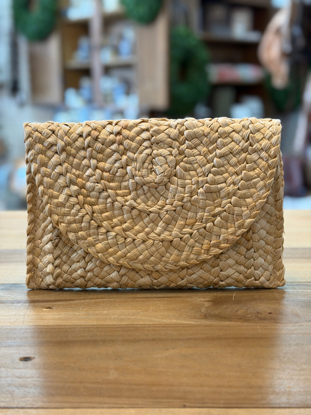 NATURAL SIMONETTA CLUTCH