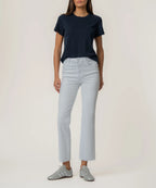 OPTIC WHITE KELSEY HR ANKLE FLARE