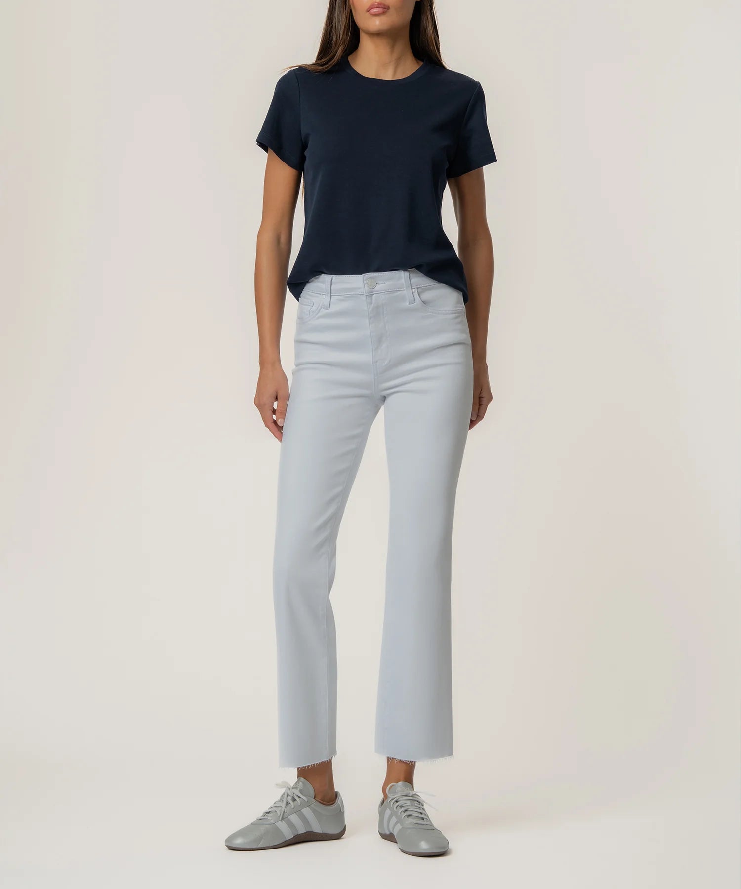 OPTIC WHITE KELSEY HR ANKLE FLARE