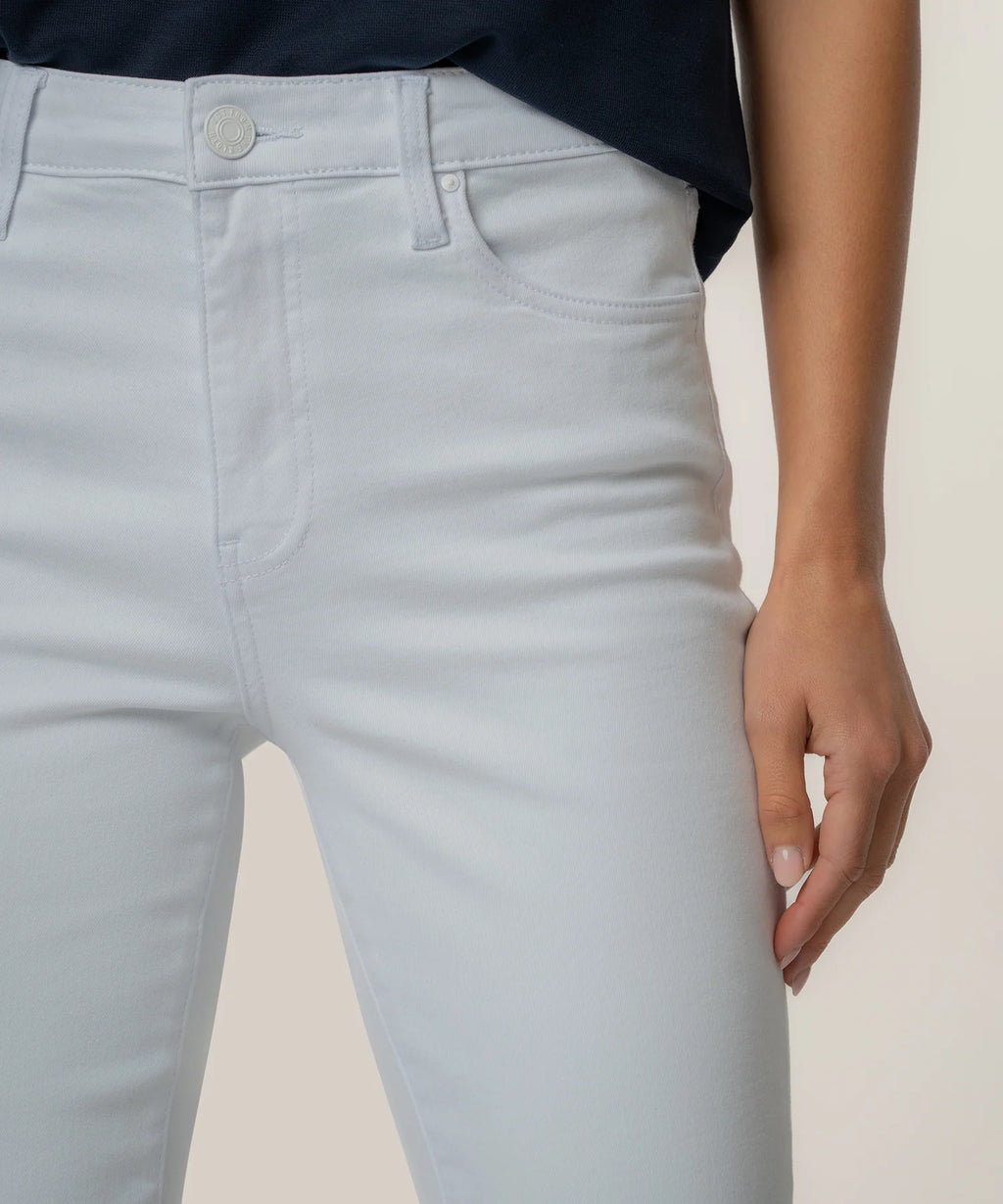 OPTIC WHITE KELSEY HR ANKLE FLARE