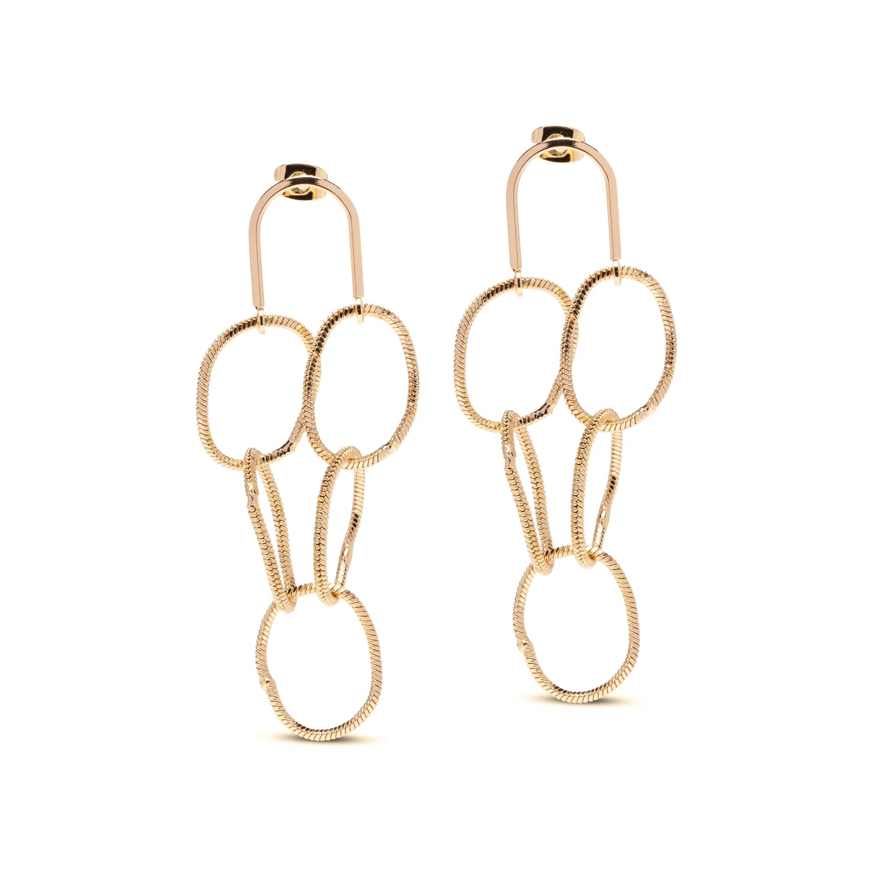 MACLAIN GEOMETRIC CHANDELIER EARRING