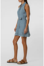 Eileen Halter Denim Dress