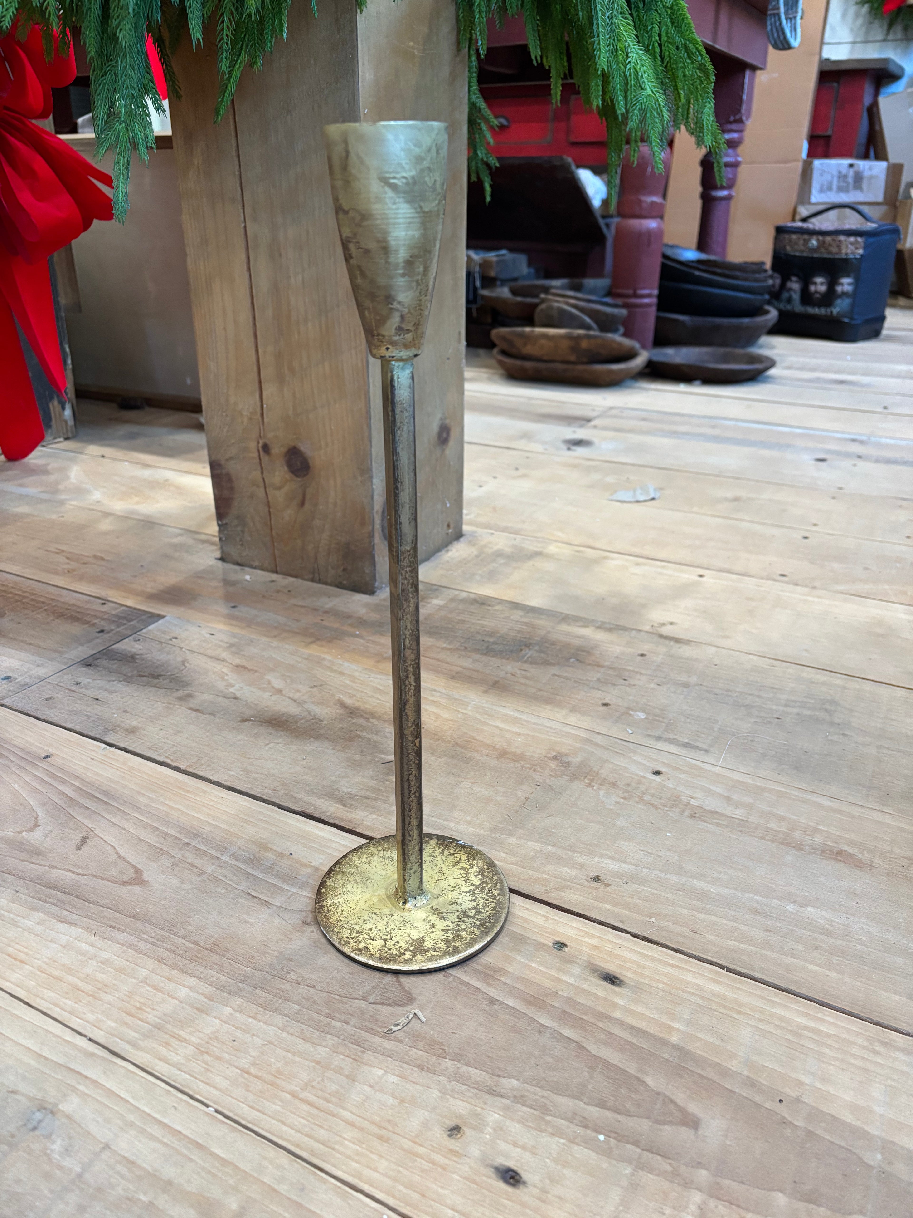 Gold Metal Taper Holder