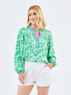 GREEN CAMERON DAISY TOP