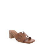 Elcie Tan Block Heel