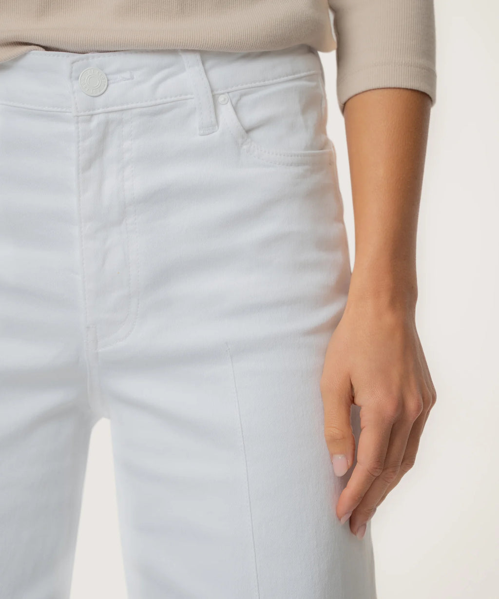 OPTIC WHITE KUT MEG HR FRT PINTUCK