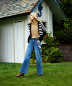MAYA HIGH RISE PORKSHOP FRT PKTS WIDE LEG RAW HEM