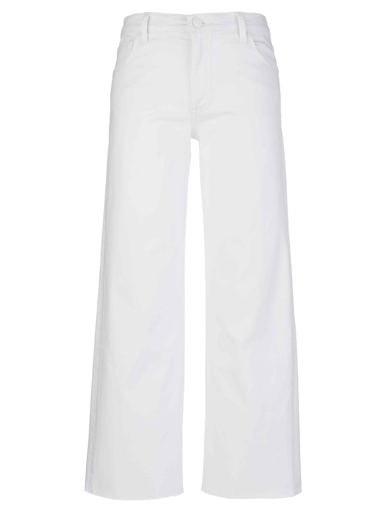 Optic White Avery Easy Straight Leg Jean