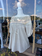 NATURAL MINERAL WASHED KNIT TOP