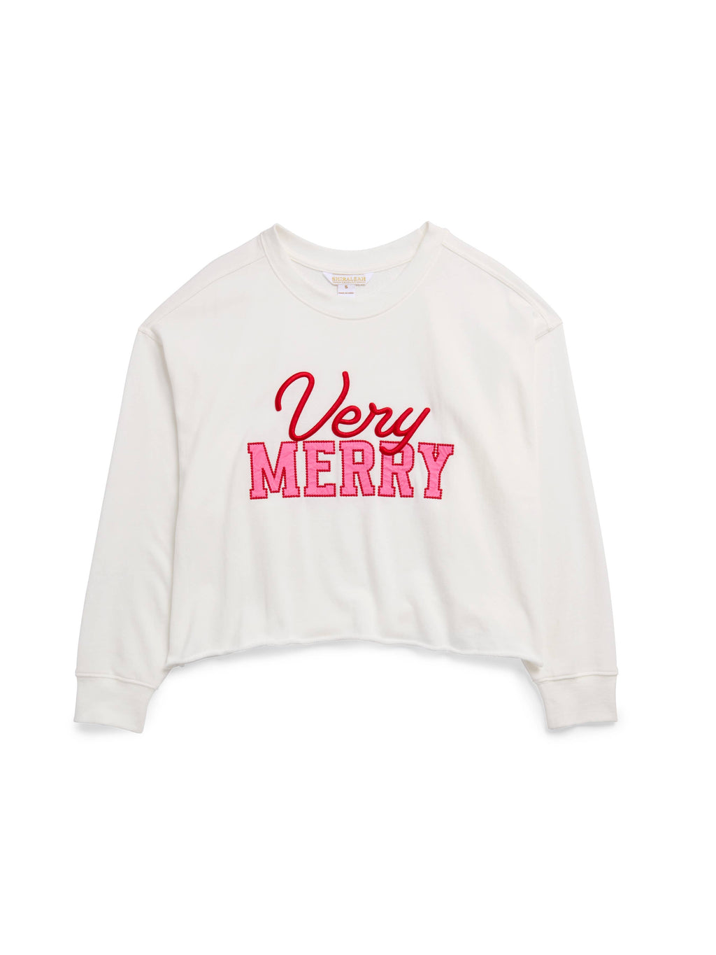 "VERY MERRY" LOUNGE SWEATSHIRT: SMALL