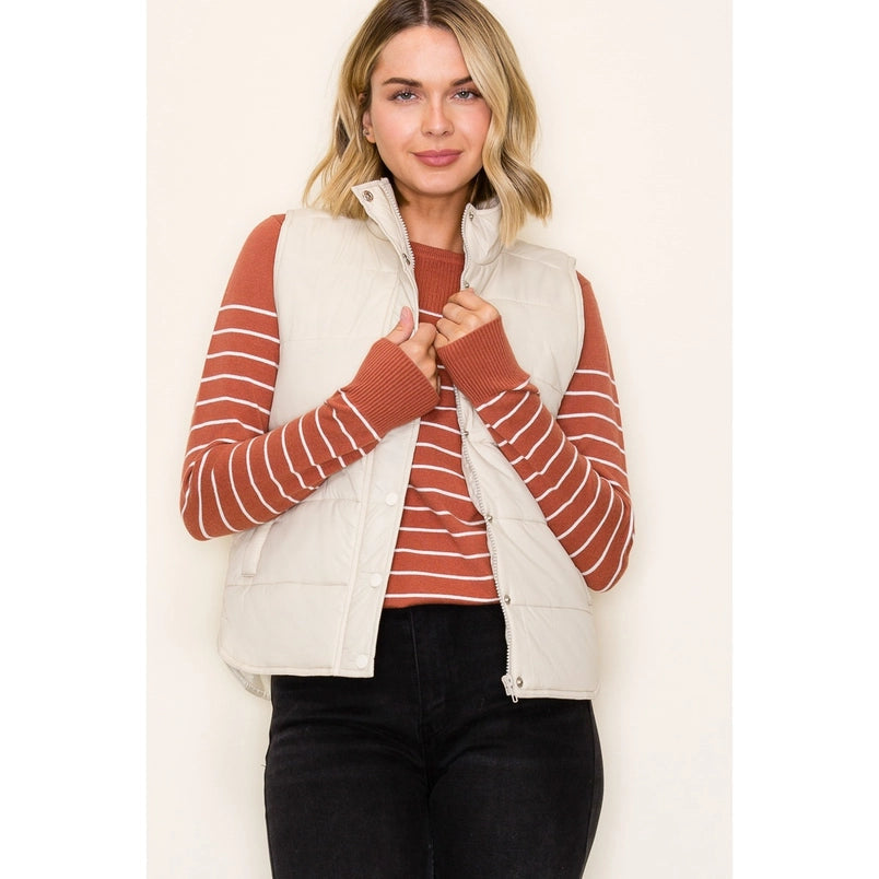 PUFFER ZIP UP VEST