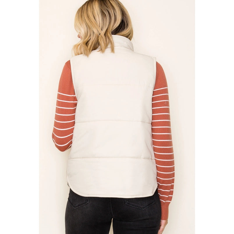 PUFFER ZIP UP VEST