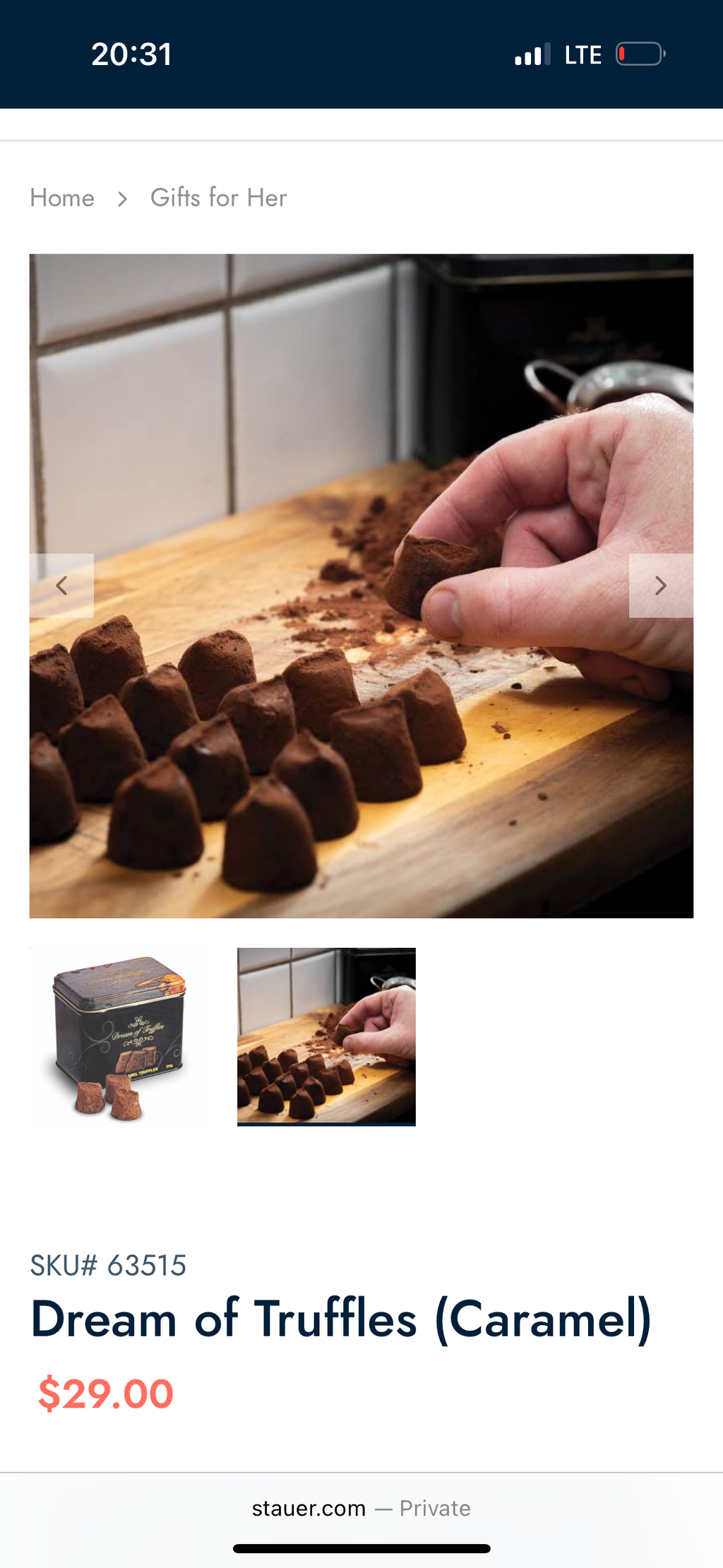 CARAMEL TRUFFLES