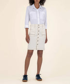 KUT CREAM ISLA PENCIL SKIRT