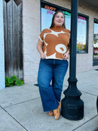 TOFFEE OFF WHITE SWEATER