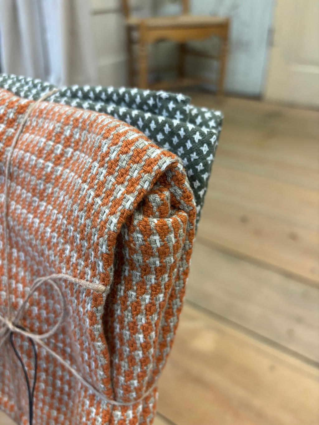 Orange and Green Tea Towels