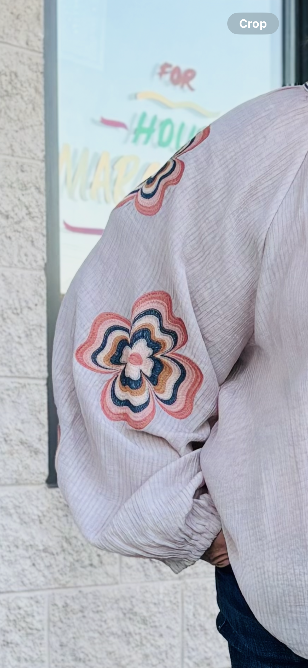 Plus Loose-fit Blouse: Mauve