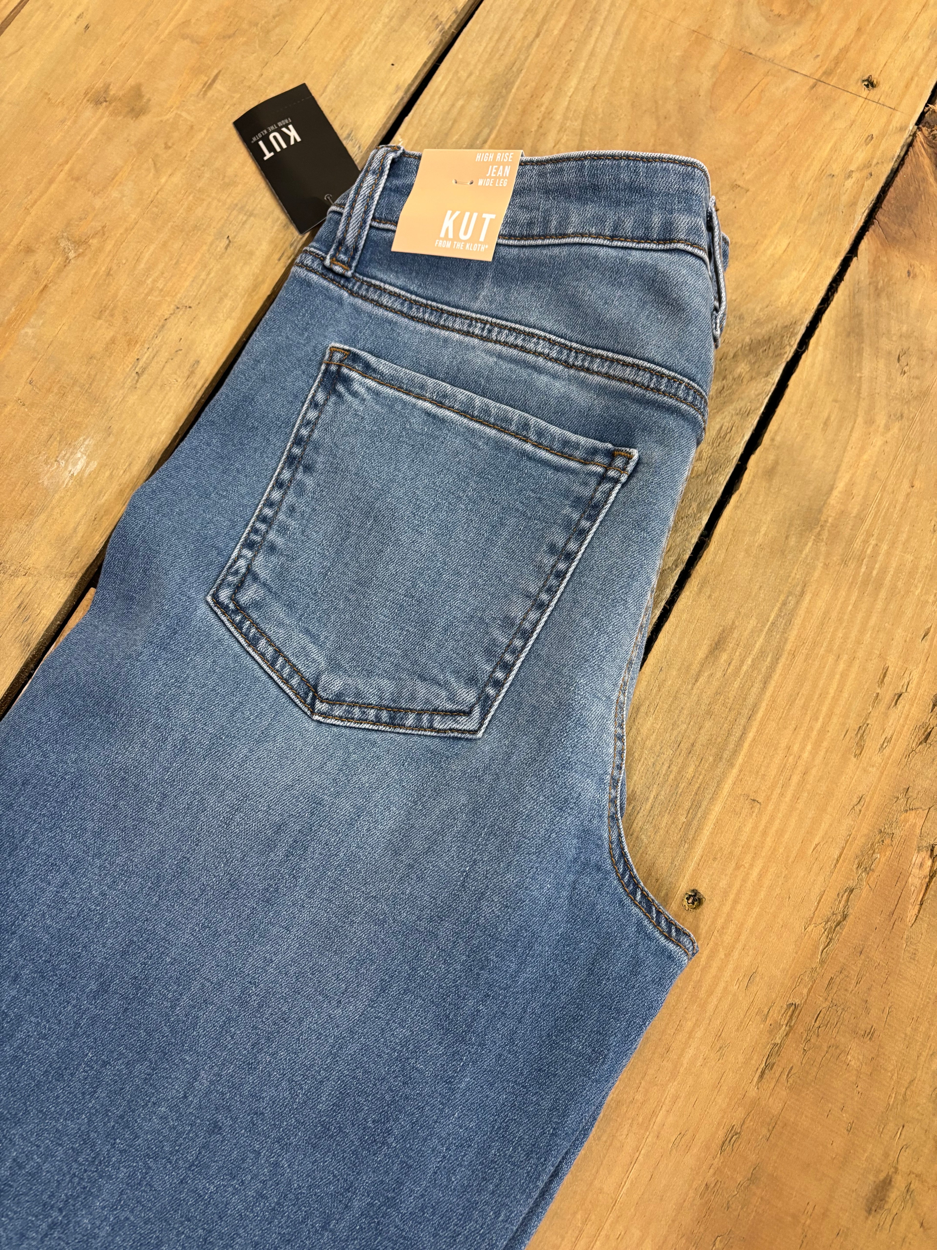 KUT JEAN HR WIDE LEGGED PANT