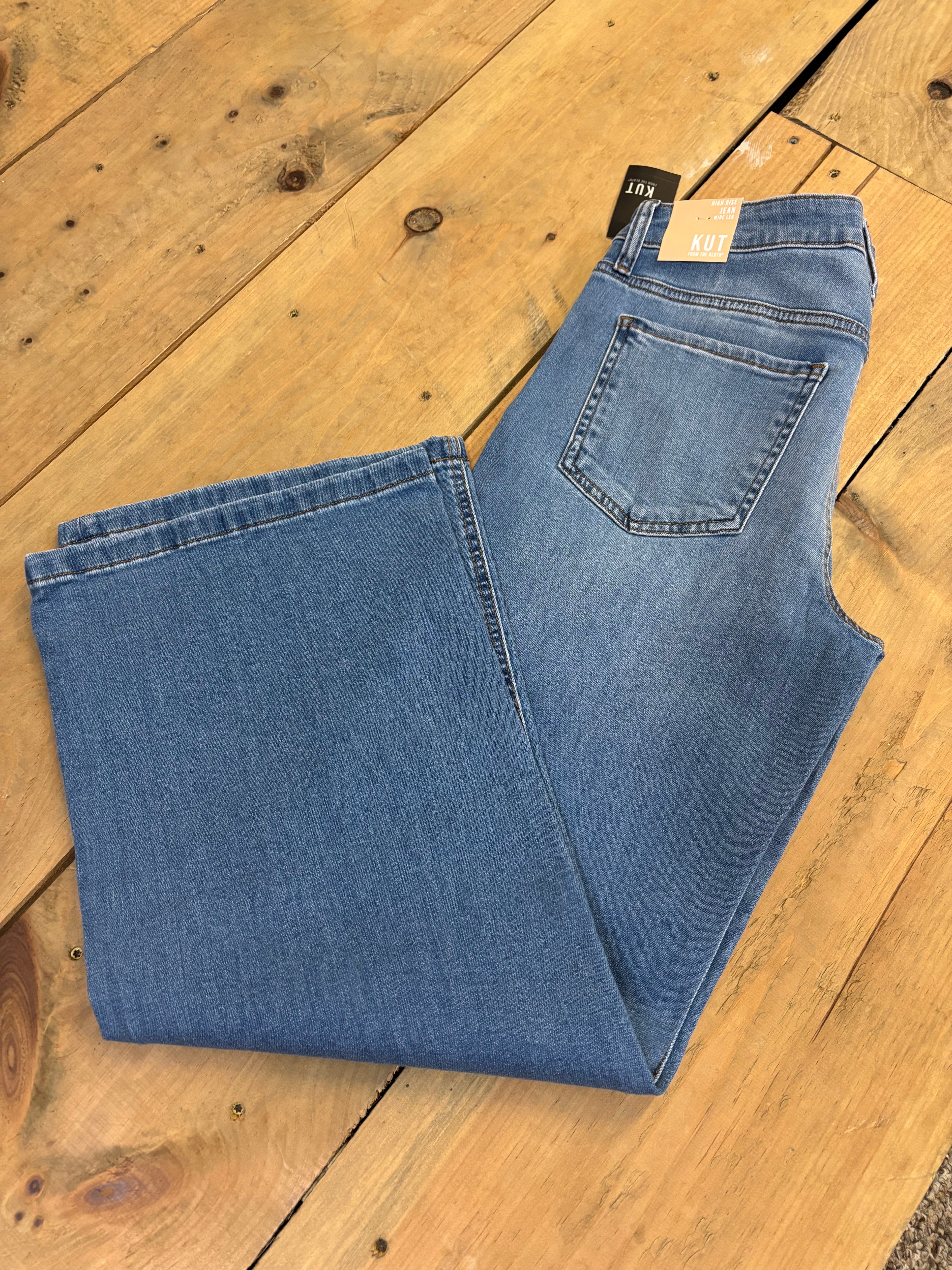 KUT JEAN HR WIDE LEGGED PANT