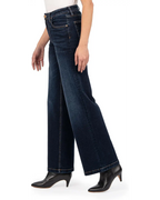 KUT FORTITUDE W/EURO HR JEAN WIDE LEG