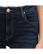 KUT FORTITUDE W/EURO HR JEAN WIDE LEG