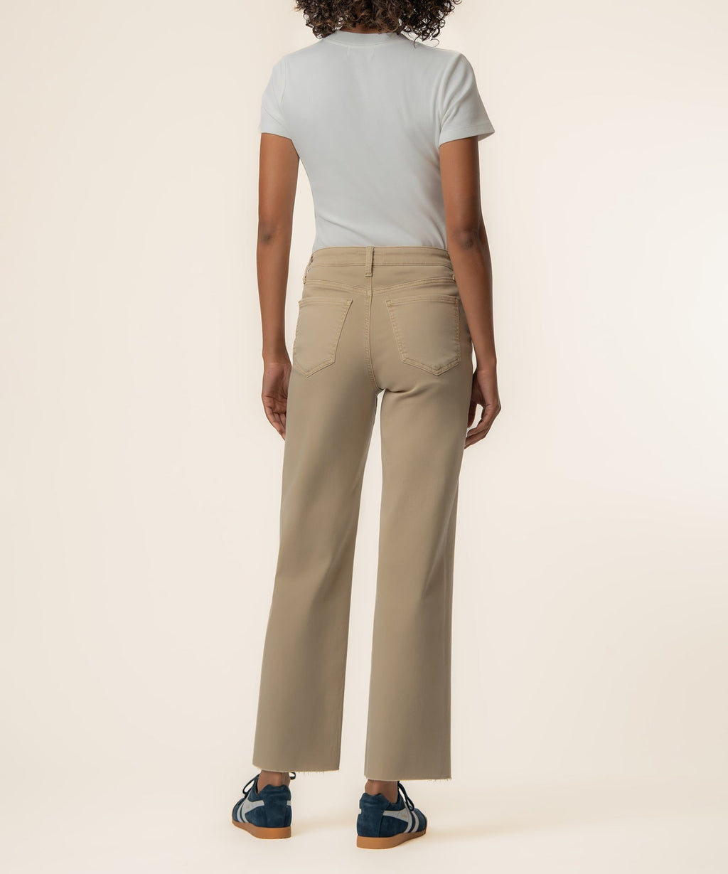 CHARLOTTE HIGH RISE WIDE LEG WITH RAW HEM