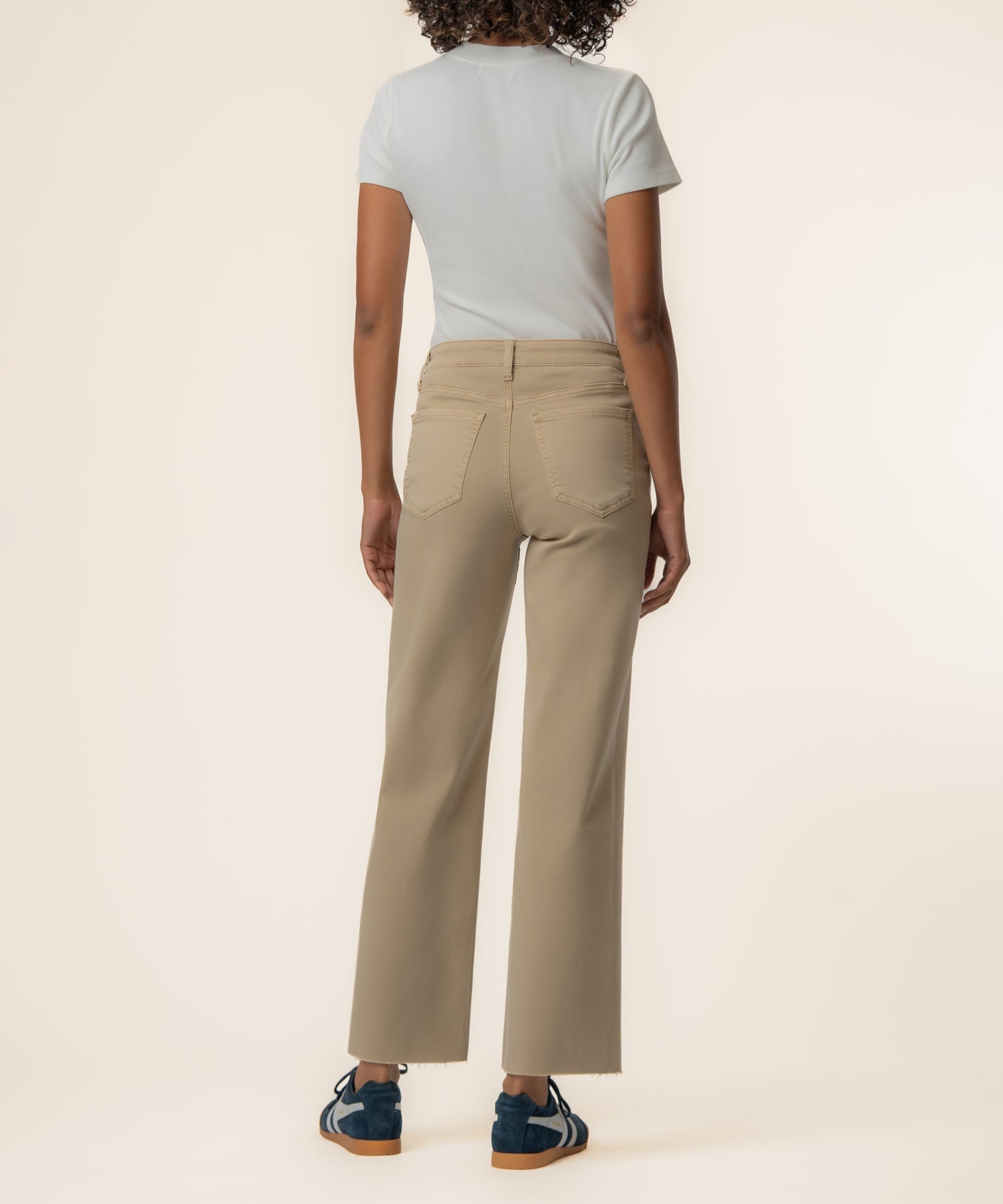 CHARLOTTE HIGH RISE WIDE LEG WITH RAW HEM
