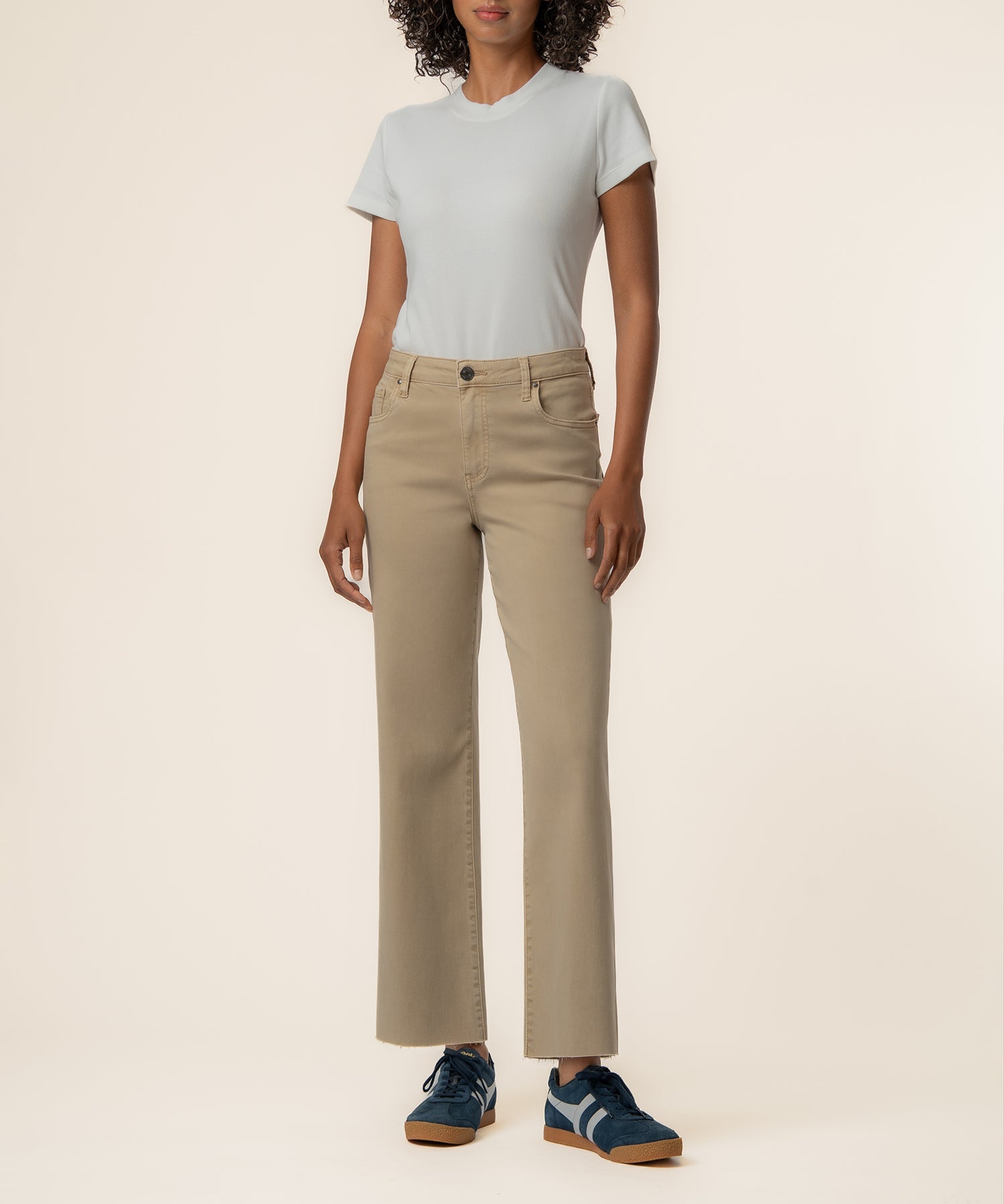 CHARLOTTE HIGH RISE WIDE LEG WITH RAW HEM