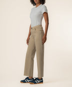 CHARLOTTE HIGH RISE WIDE LEG WITH RAW HEM