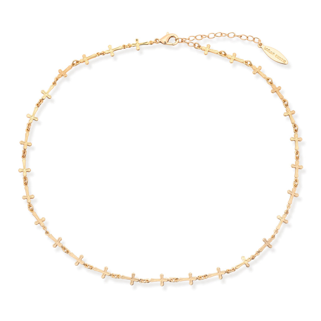 McKay Gold Cross Necklace