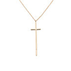 Peyton Gold Cross Necklace