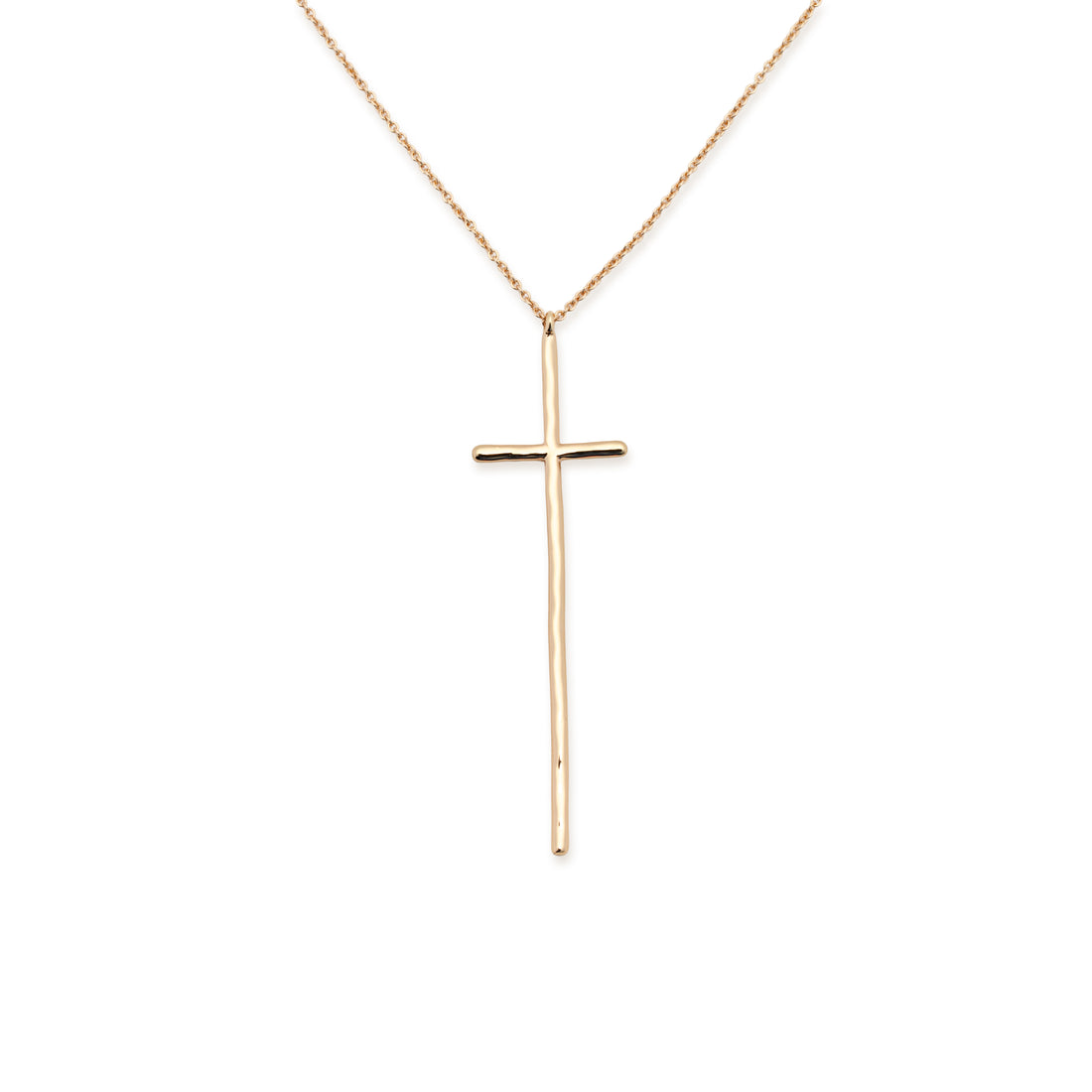 Peyton Gold Cross Necklace