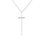 Peyton Silver Cross Necklace