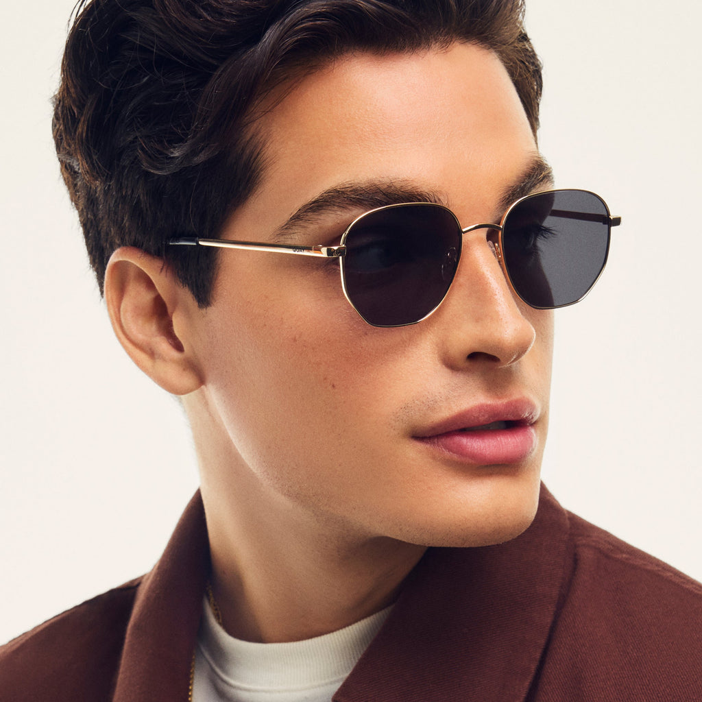 BIG TIME Gold Frame / Smoke Polarized Lens