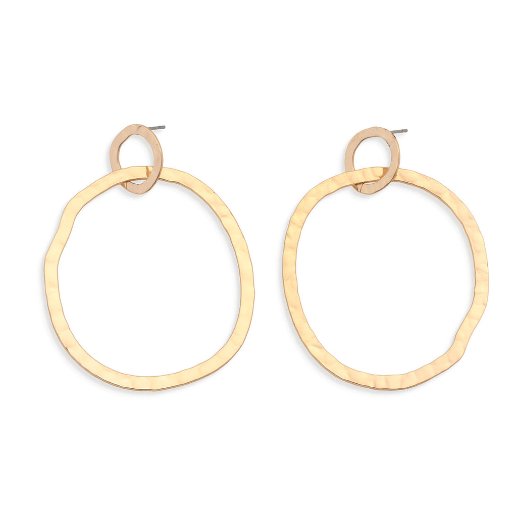 Rebecca Gold  Hoop Earrings