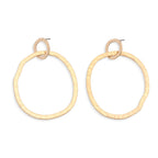 Rebecca Gold  Hoop Earrings