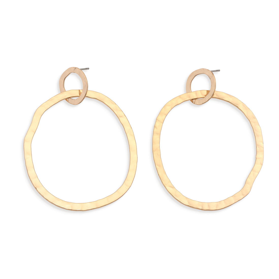 Rebecca Gold  Hoop Earrings