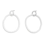 Rebecca Silver Hoop Earrings